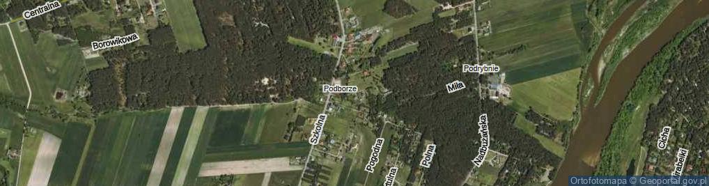 Zdjęcie satelitarne Kościelna ul.