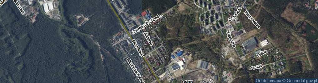 Zdjęcie satelitarne Konstytucji 3 Maja ul.