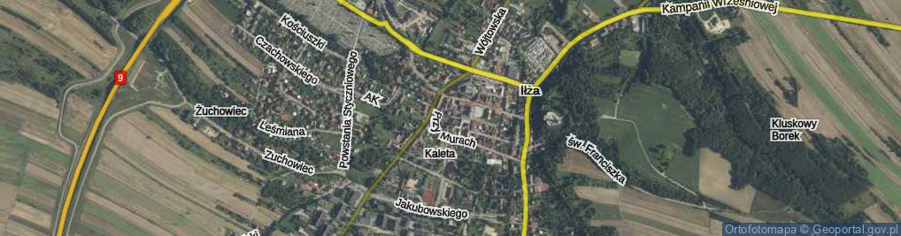 Zdjęcie satelitarne Kowalska ul.