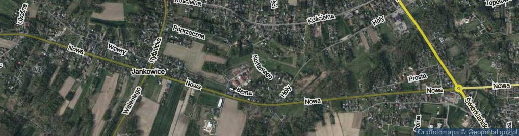 Zdjęcie satelitarne Korfantego Wojciecha ul.