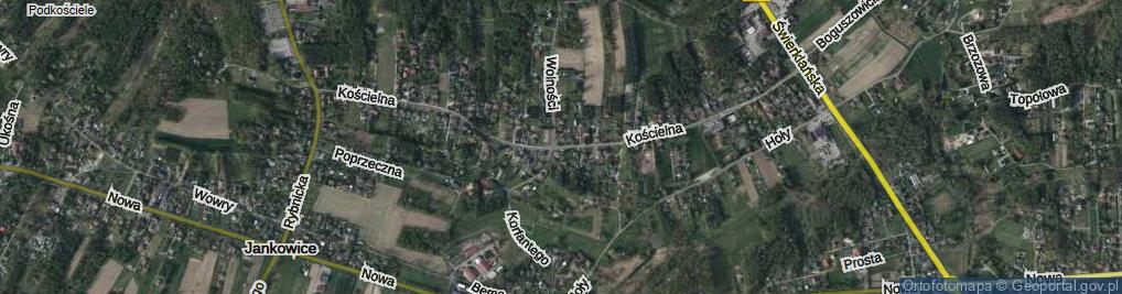 Zdjęcie satelitarne Kościelna ul.