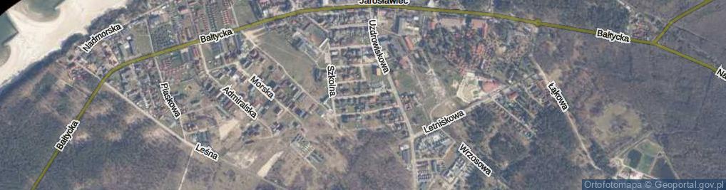 Zdjęcie satelitarne Konwaliowa ul.