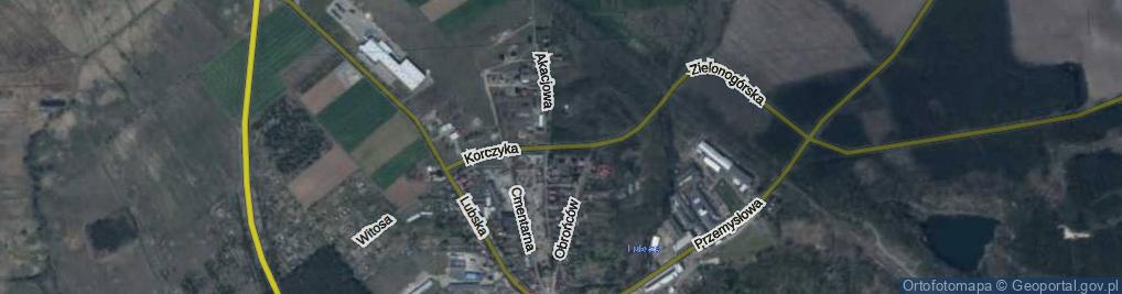 Zdjęcie satelitarne Korczyka Tytusa, ks. ul.