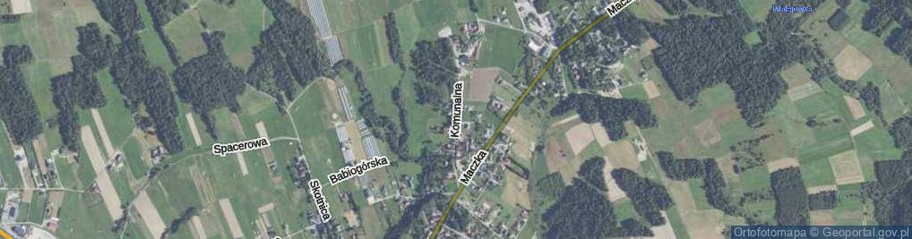 Zdjęcie satelitarne Komunalna ul.