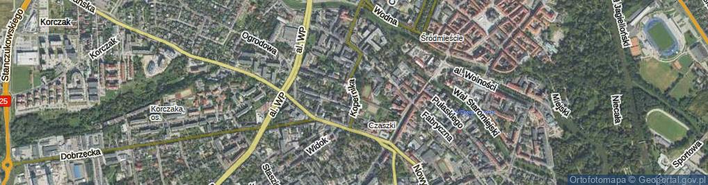 Zdjęcie satelitarne Kopernika Mikołaja ul.