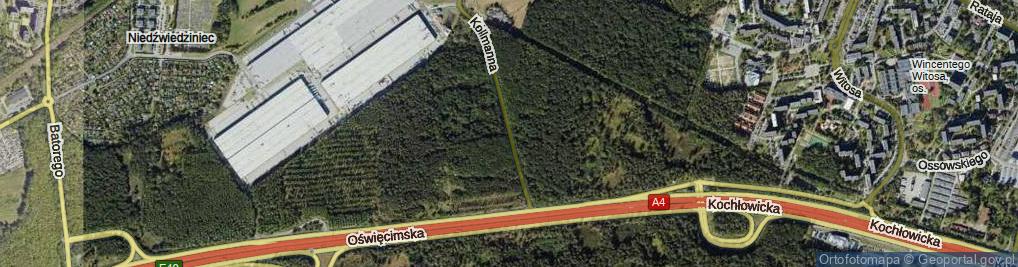 Zdjęcie satelitarne Kollmanna Wilhelma ul.