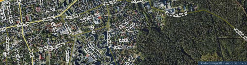 Zdjęcie satelitarne Koników Polnych ul.