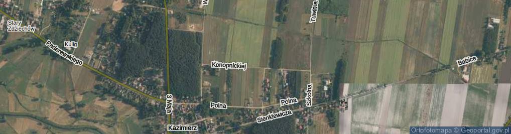 Zdjęcie satelitarne Konopnickiej Marii ul.