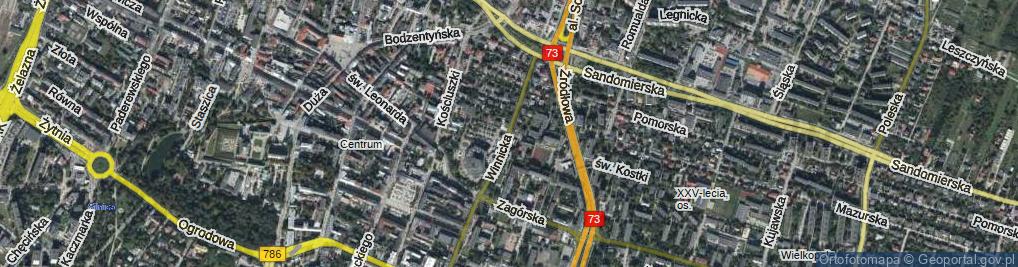 Zdjęcie satelitarne Kopernika Mikołaja ul.