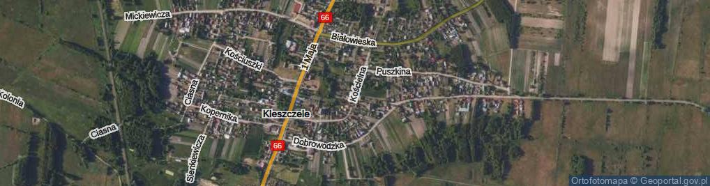 Zdjęcie satelitarne Kościelna ul.