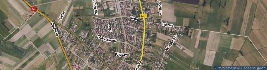 Zdjęcie satelitarne Konopnickiej Marii ul.