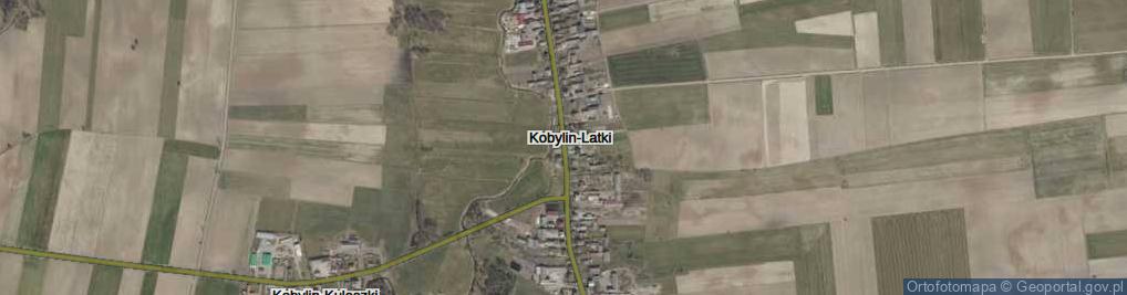 Zdjęcie satelitarne Kobylin-Latki ul.