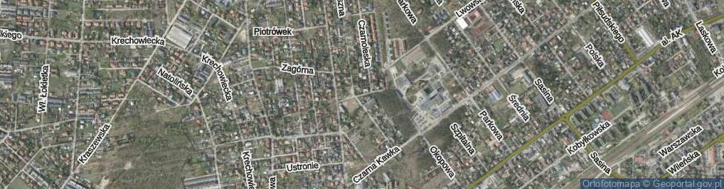 Zdjęcie satelitarne Kochanowskiego Jana ul.