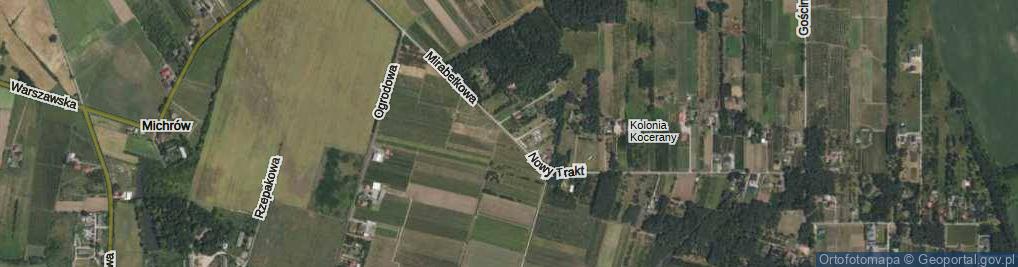 Zdjęcie satelitarne Kocerany ul.