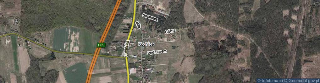 Zdjęcie satelitarne Kościelna ul.