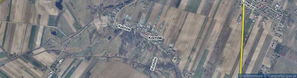 Zdjęcie satelitarne Kochów ul.