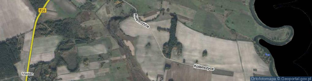 Zdjęcie satelitarne Kolemczyce ul.