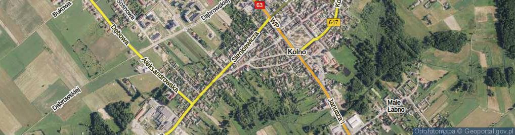 Zdjęcie satelitarne Kościuszki Tadeusza, gen. ul.