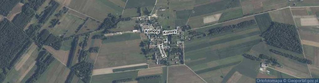 Zdjęcie satelitarne Komory ul.