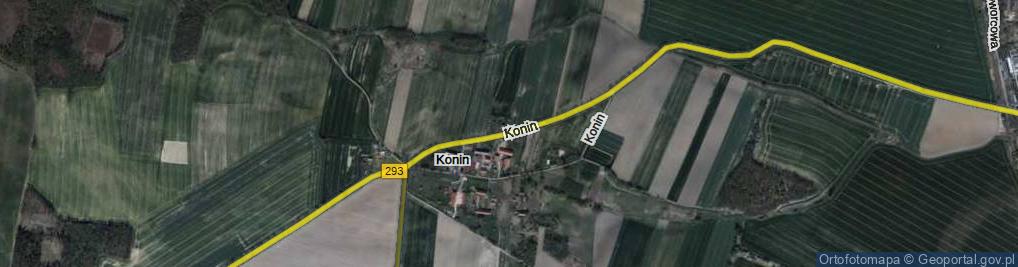 Zdjęcie satelitarne Konin ul.