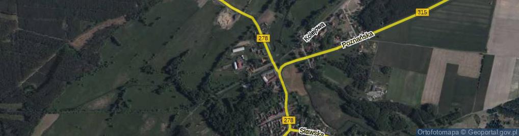 Zdjęcie satelitarne Kościelna ul.