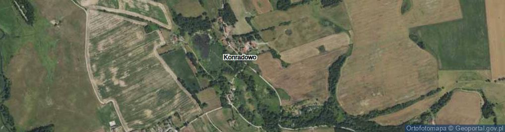 Zdjęcie satelitarne Konradowo ul.