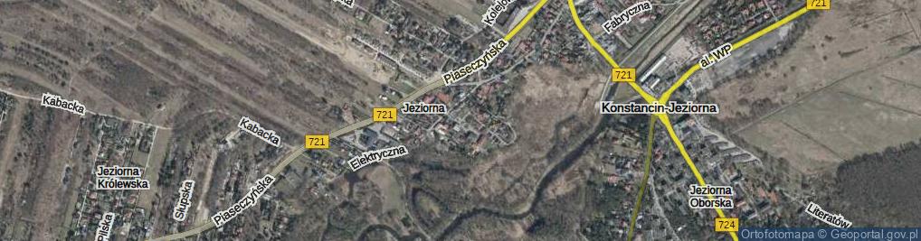 Zdjęcie satelitarne Kozia ul.
