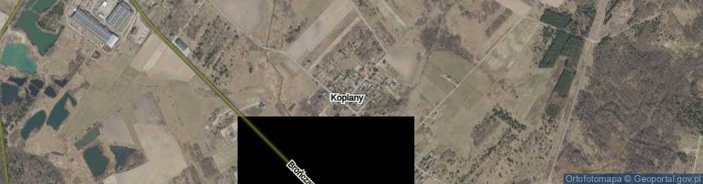 Zdjęcie satelitarne Koplany ul.