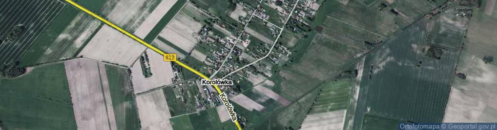 Zdjęcie satelitarne Korolówka ul.