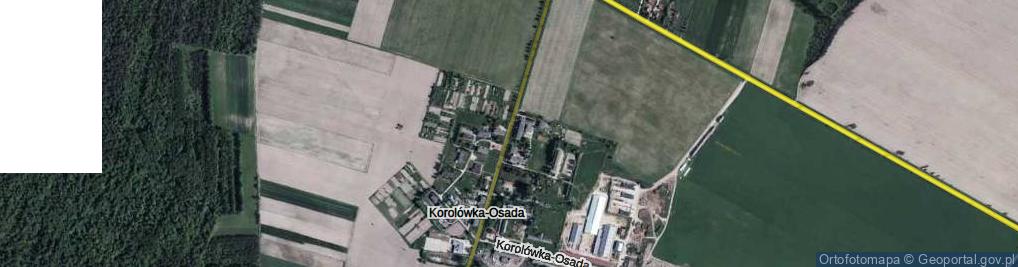 Zdjęcie satelitarne Korolówka-Osada ul.