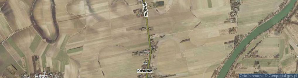 Zdjęcie satelitarne Kostków ul.