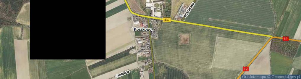 Zdjęcie satelitarne Koszkowo ul.