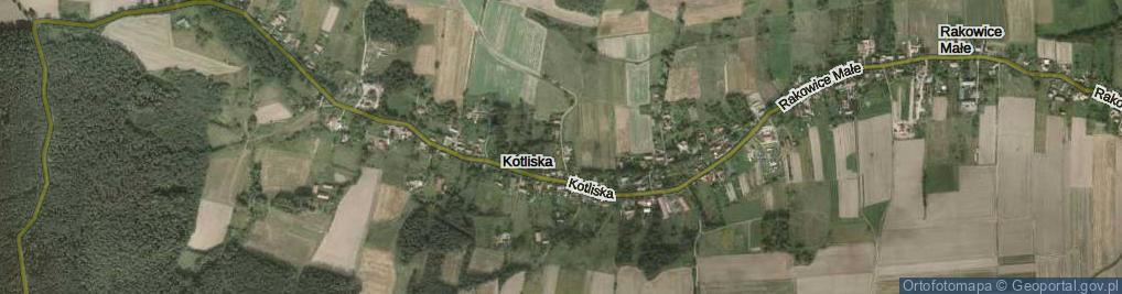 Zdjęcie satelitarne Kotliska ul.