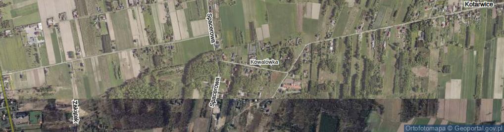 Zdjęcie satelitarne Kowalówka ul.