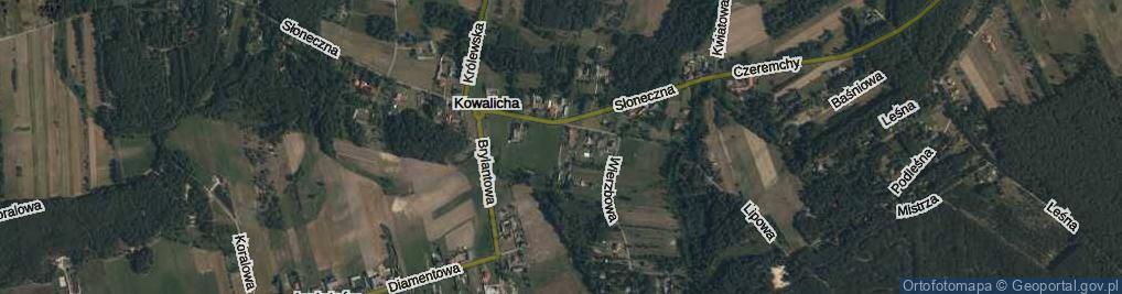Zdjęcie satelitarne Kowalicha ul.