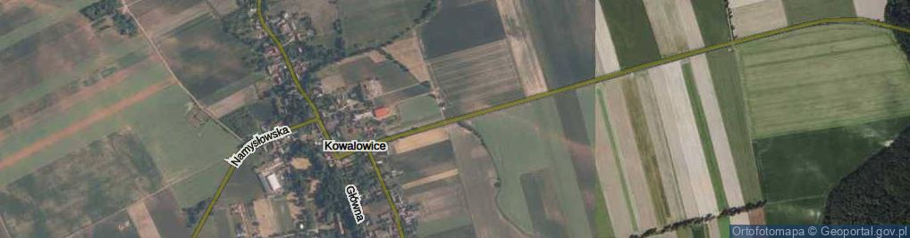 Zdjęcie satelitarne Kowalowice ul.