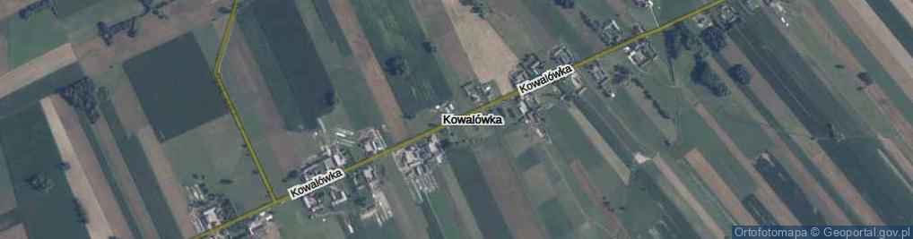 Zdjęcie satelitarne Kowalówka ul.