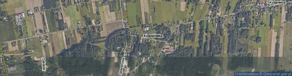Zdjęcie satelitarne Kowalówka ul.