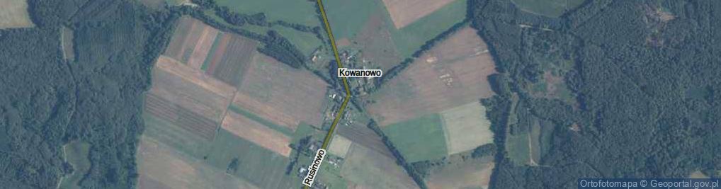 Zdjęcie satelitarne Kowanowo ul.