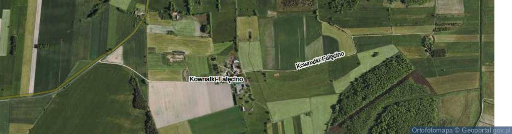 Zdjęcie satelitarne Kownatki-Falęcino ul.