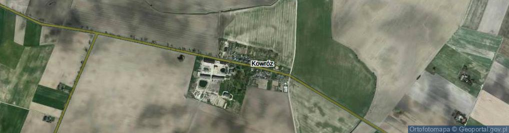 Zdjęcie satelitarne Kowróz ul.
