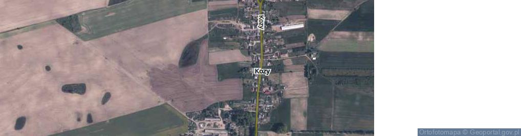 Zdjęcie satelitarne Kozy ul.
