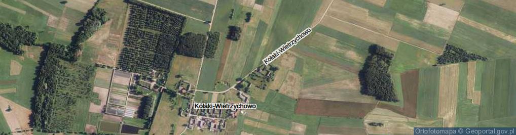 Zdjęcie satelitarne Kołaki-Wietrzychowo ul.
