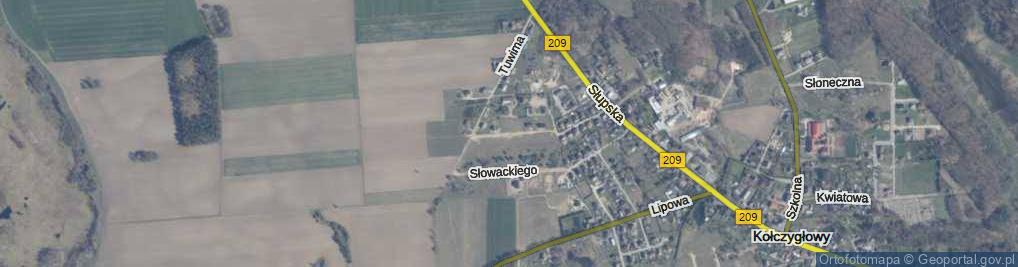 Zdjęcie satelitarne Kochanowskiego Jana ul.