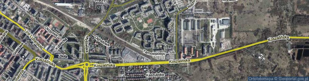 Zdjęcie satelitarne Koniecpolskiego Stanisława ul.