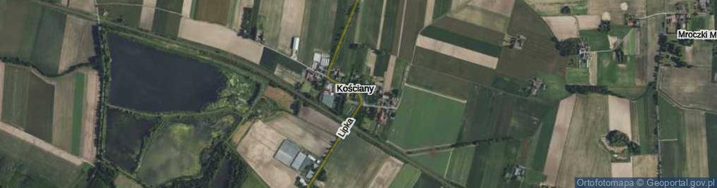 Zdjęcie satelitarne Kościany ul.