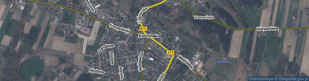 Zdjęcie satelitarne Kościuszki Tadeusza, gen. ul.