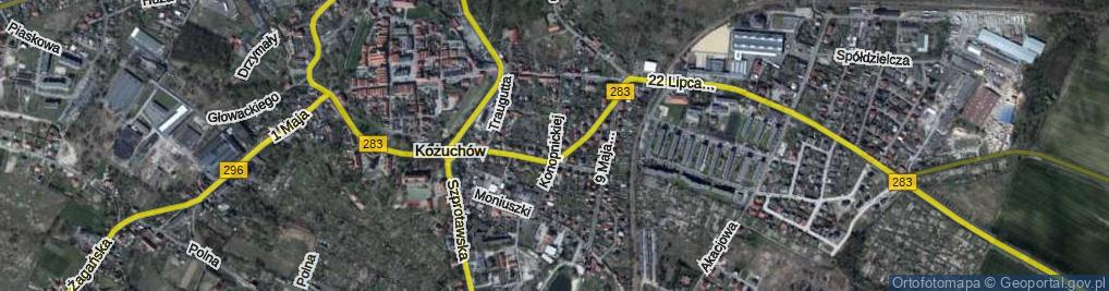 Zdjęcie satelitarne Konopnickiej Marii ul.