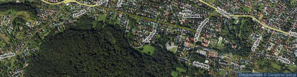 Zdjęcie satelitarne Kopalina ul.