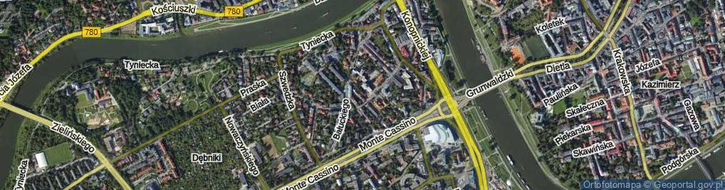 Zdjęcie satelitarne Konfederacka ul.